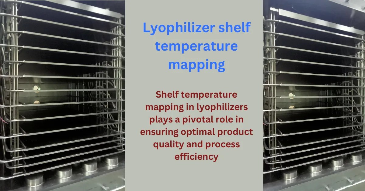 Lyophilizer shelf temperature mapping