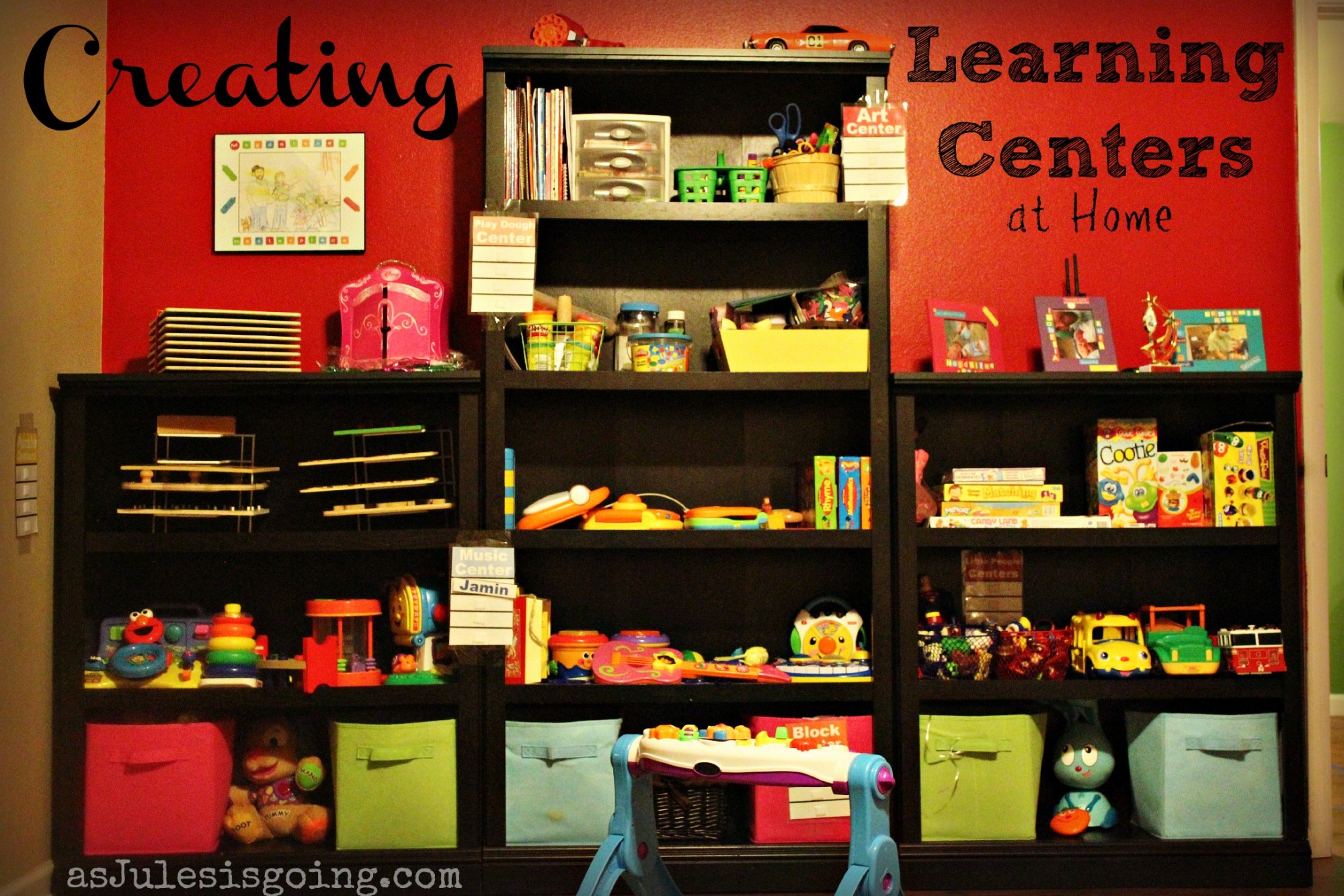 Learning Centers {an additional resource for 5 Days of Organizing Kids