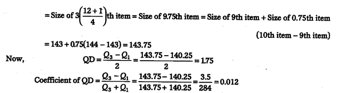 Calculate quartile deviation CBSE Class 11 Economics Learn CBSE Forum