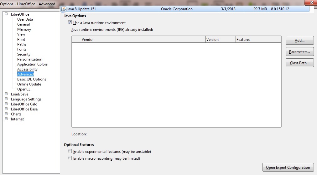 Unable to run Macros on Libreoffice 5.4.3.2 English Ask LibreOffice