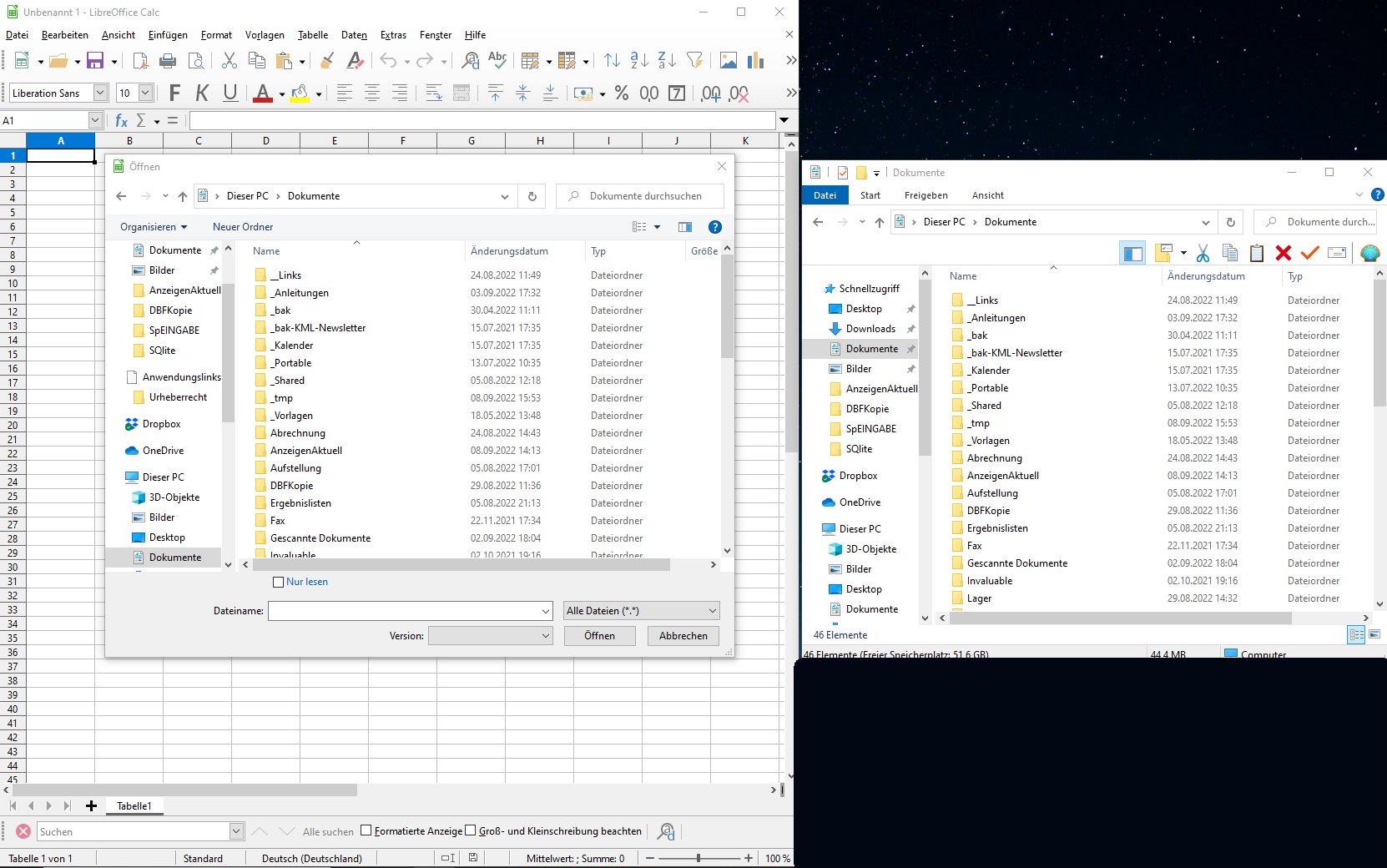 How to delete a "lost/missing" file from within LibreOffice or any App