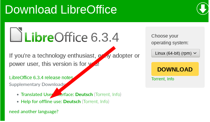 How Do I Download The Help Files For Libreoffice English Ask Libreoffice