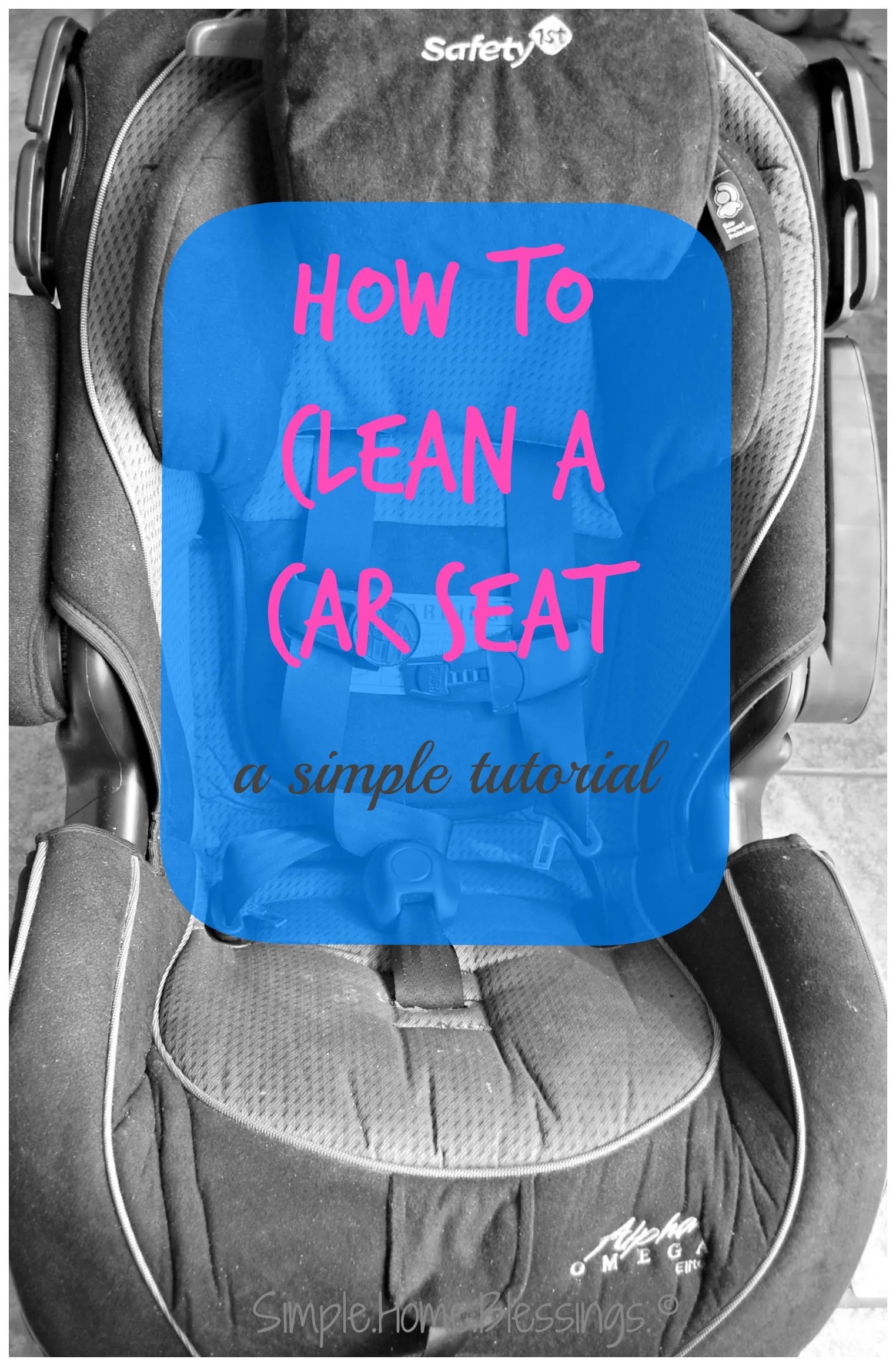 How to Clean a Car Seat Ask Anna
