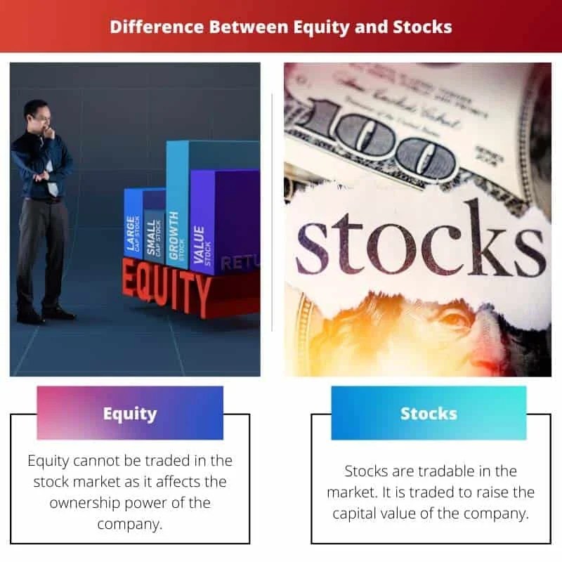 Equity vs Stocks Difference and Comparison