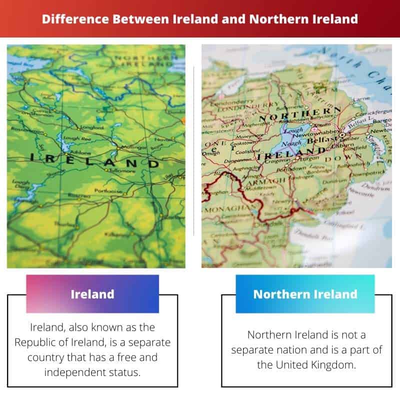 Ireland vs Northern Ireland Difference and Comparison