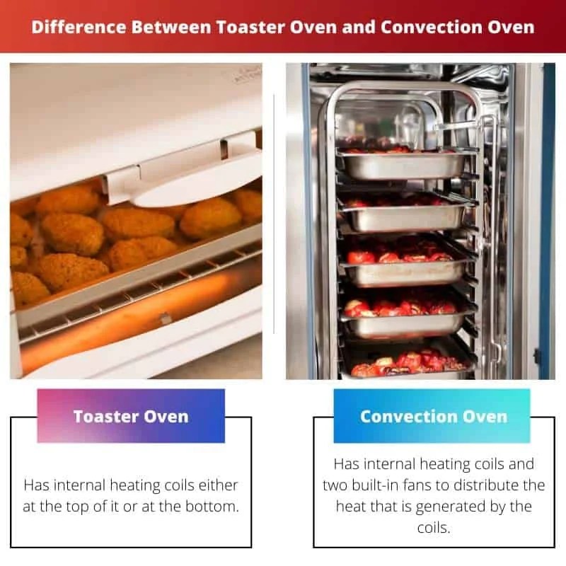 Toaster Oven vs Convection Oven Difference and Comparison