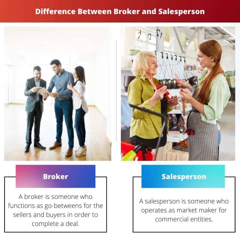 Broker vs Salesperson Difference and Comparison