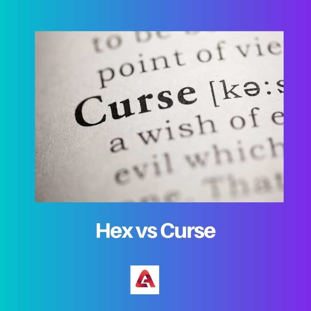 Hex vs Curse Difference and Comparison
