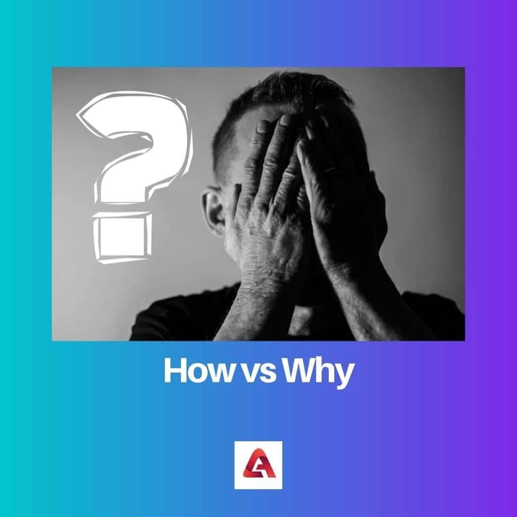 Cómo y por qué diferencia y comparación