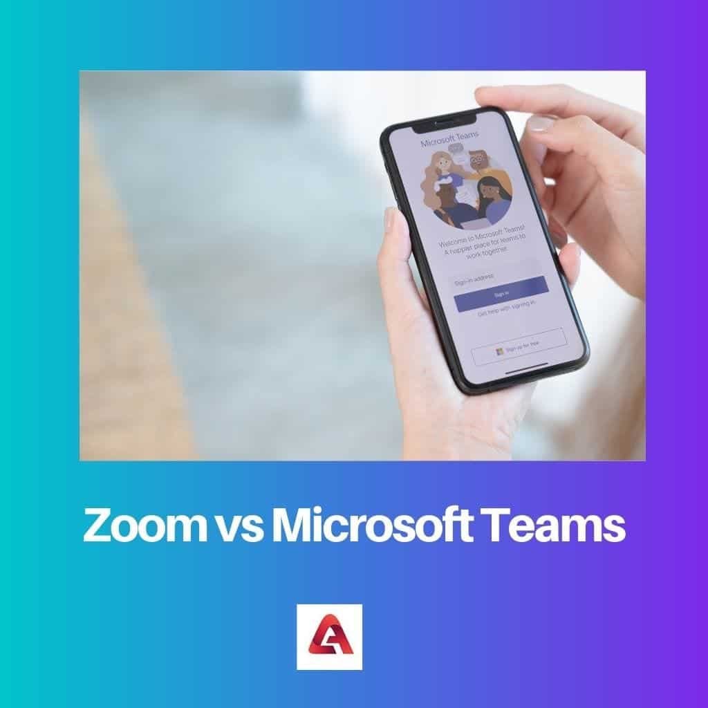 Zoom vs Microsoft Teams Difference and Comparison