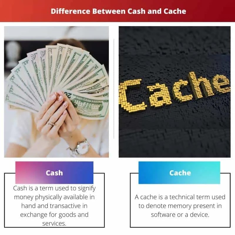 Cash vs Cache différence et comparaison
