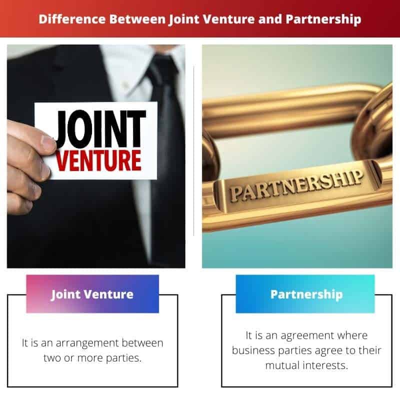 Joint Venture vs Partnership Difference and Comparison