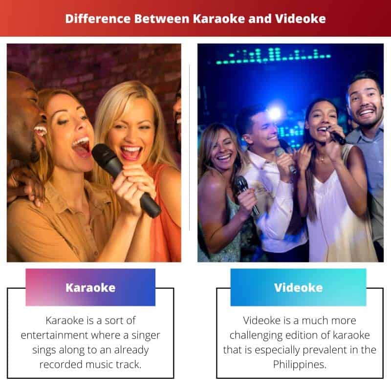 Karaoke vs Videoke Difference and Comparison