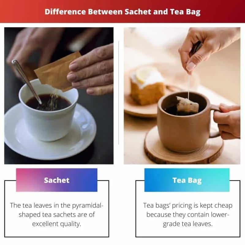Sachet vs Tea Bag Difference and Comparison
