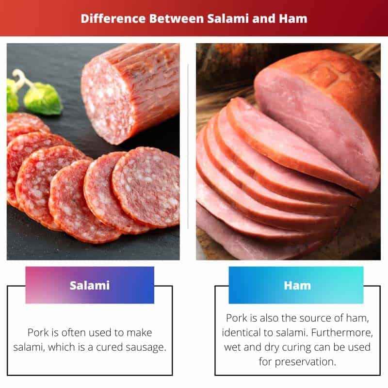 Salami vs Ham Difference and Comparison