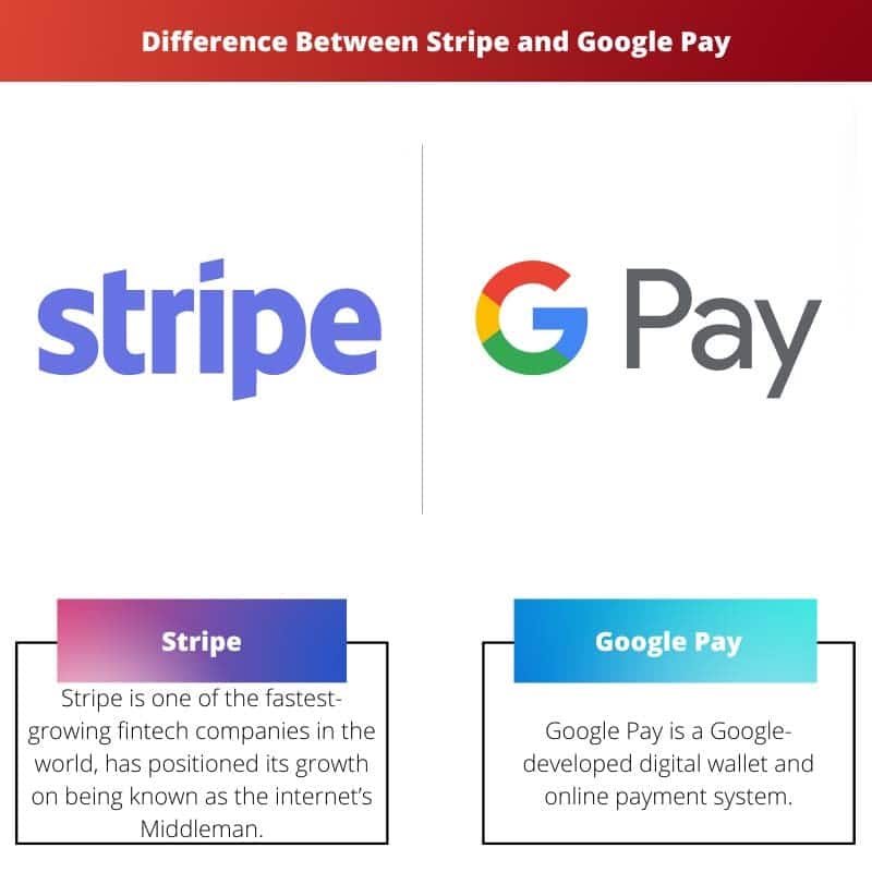 Stripe vs Google Pay Difference and Comparison