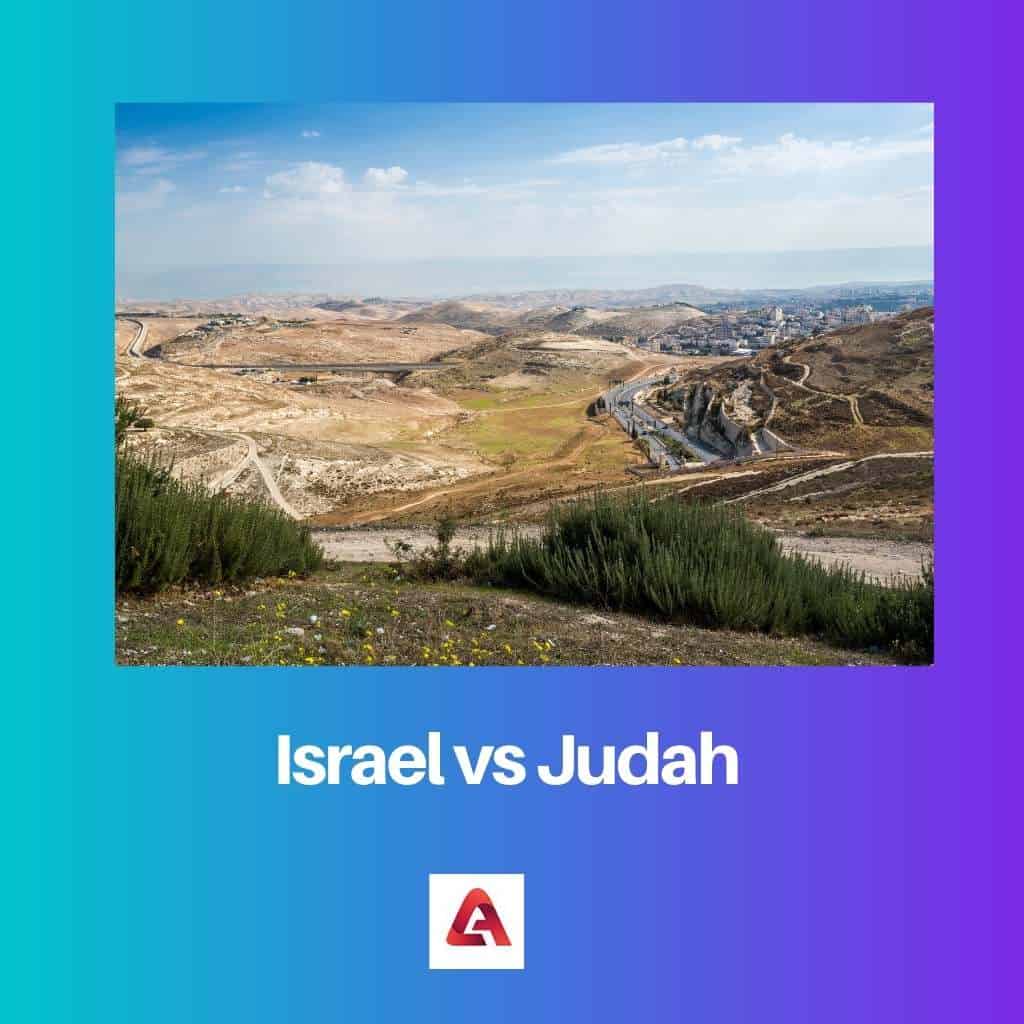 Israel vs Judá diferencia y comparación