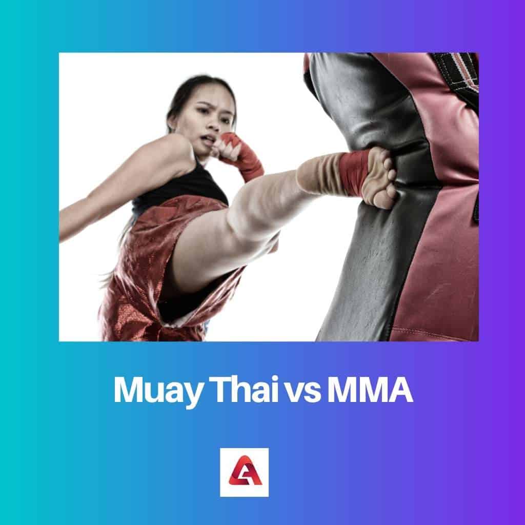 Muay Thai vs MMA Rozdíl a srovnání
