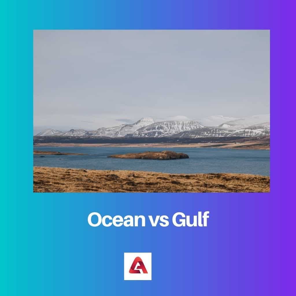 Ocean vs Gulf Difference and Comparison