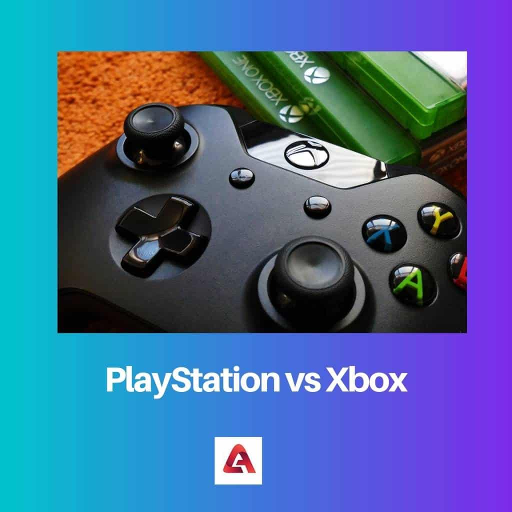 PlayStation vs Xbox Rozdíl a srovnání