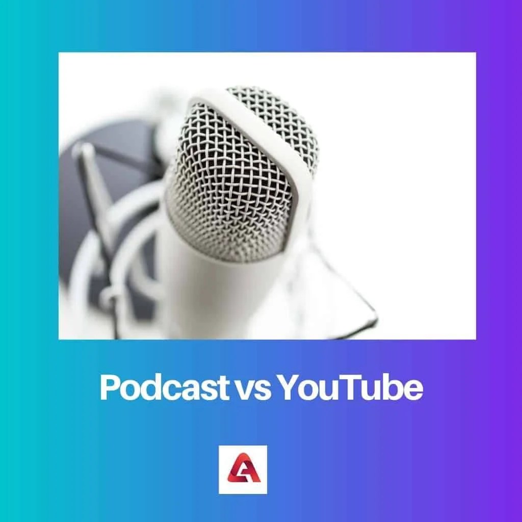Podcast vs YouTube Difference and Comparison