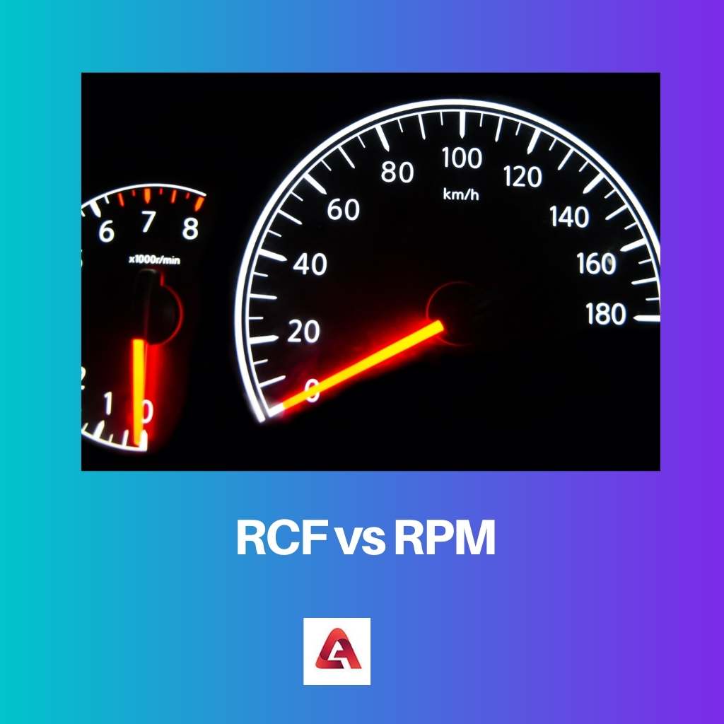 RCF Vs RPM Perbedaan Dan Perbandingan, 55 OFF