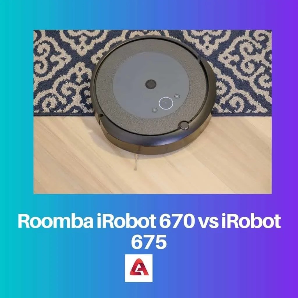 Roomba iRobot 670 vs iRobot 675 Difference and Comparison