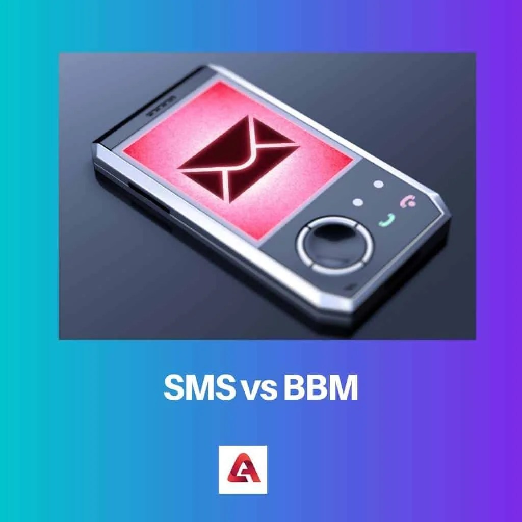 SMS vs BBM Difference and Comparison
