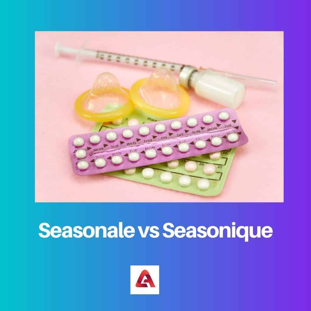 Seasonale vs Seasonique Difference and Comparison