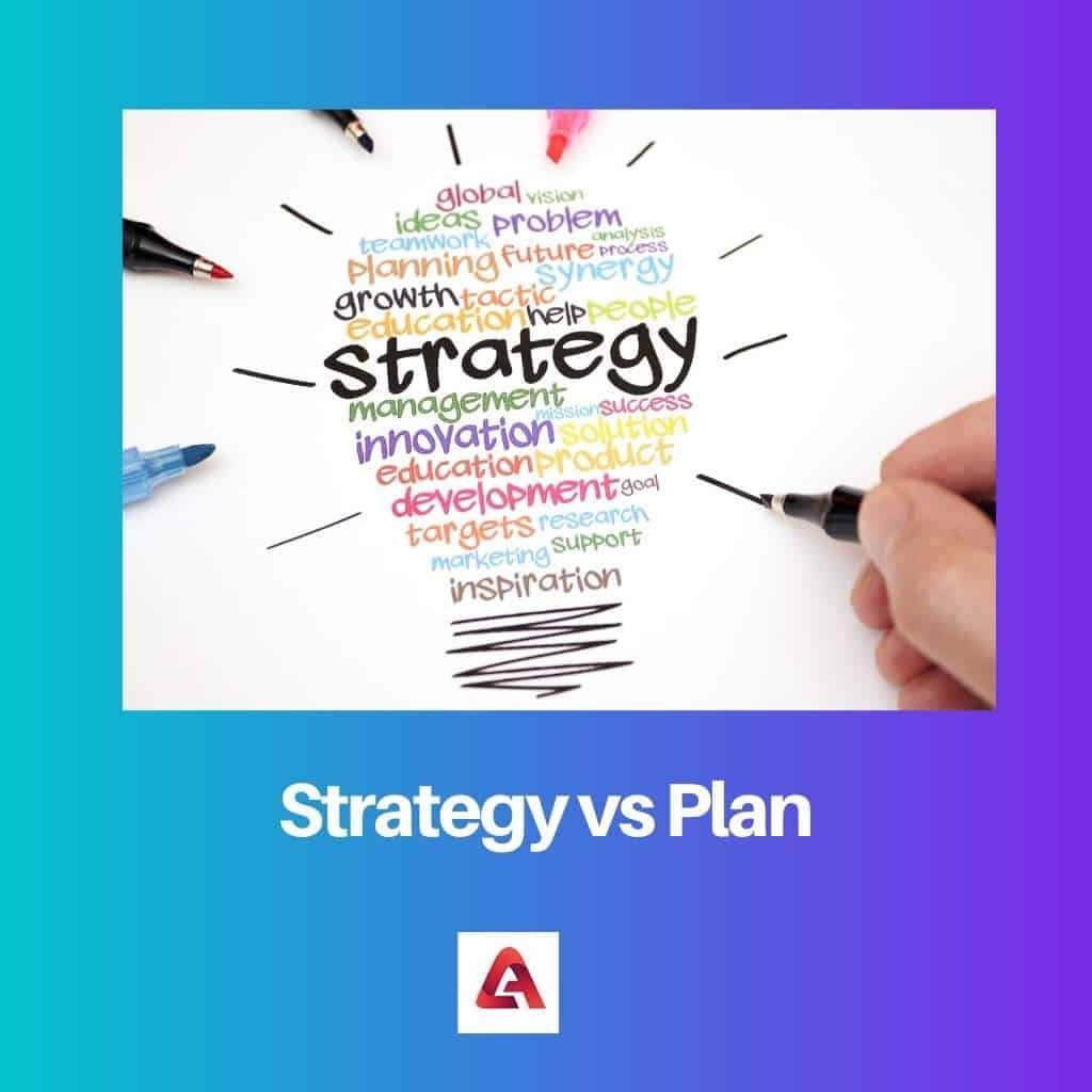 Strategy vs Plan Difference and Comparison