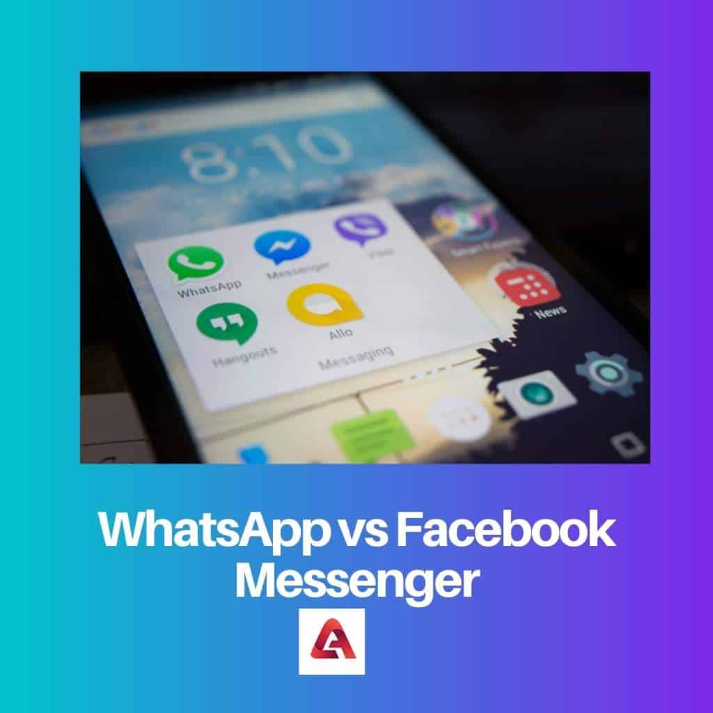 WhatsApp vs Facebook Messenger Difference and Comparison