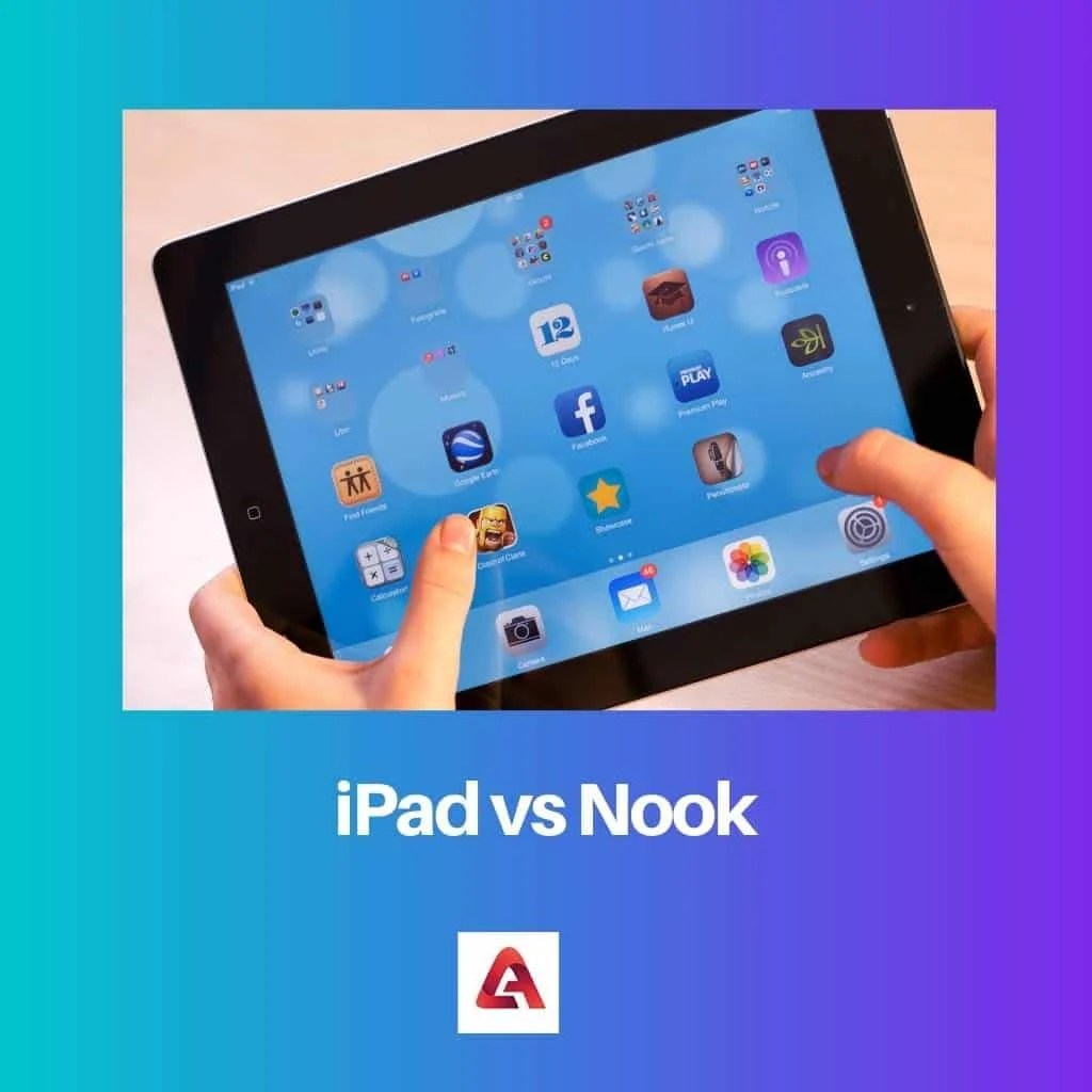 iPad vs Nook Difference and Comparison