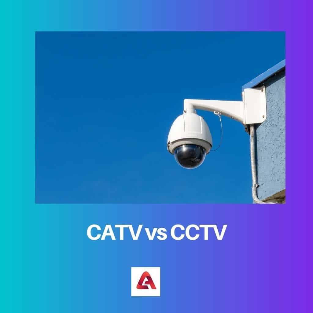 CATV と CCTV 違いと比較