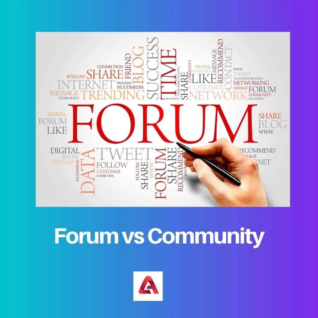 Forum vs Community Difference and Comparison