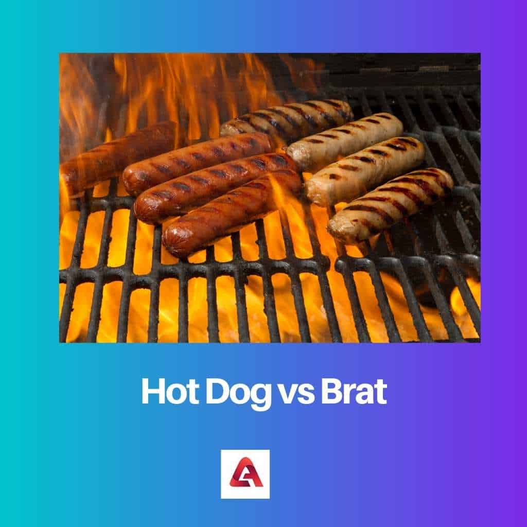 Hot Dog vs Brat Difference and Comparison