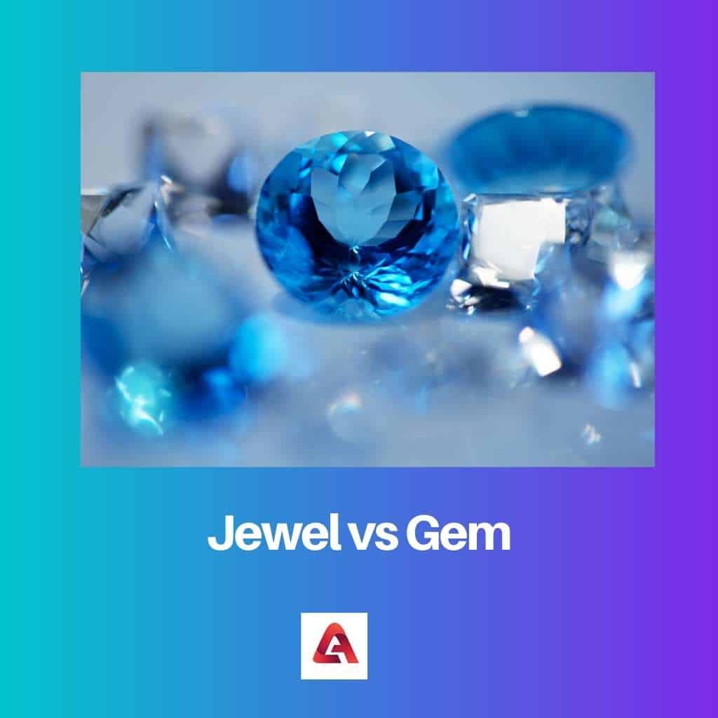 Jewel vs Gem Difference and Comparison