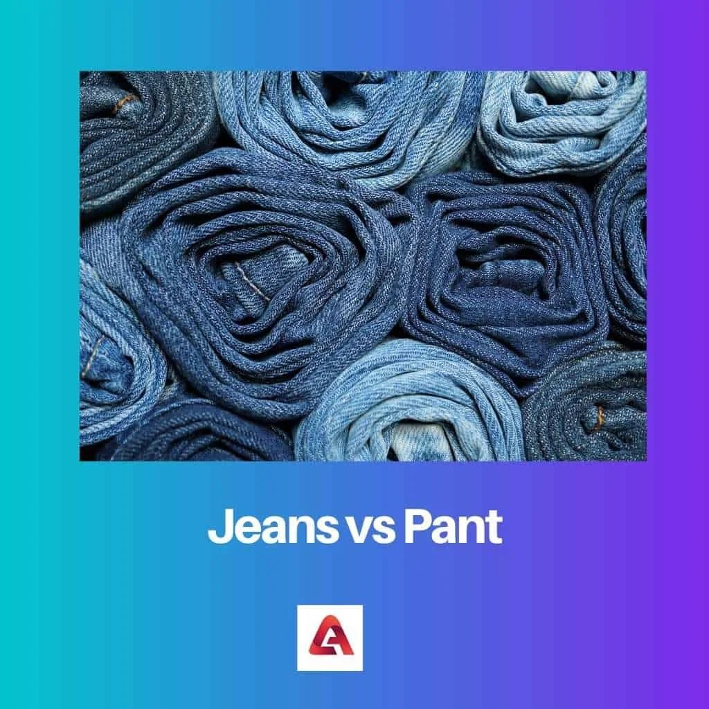 Jeans vs Pant Difference and Comparison