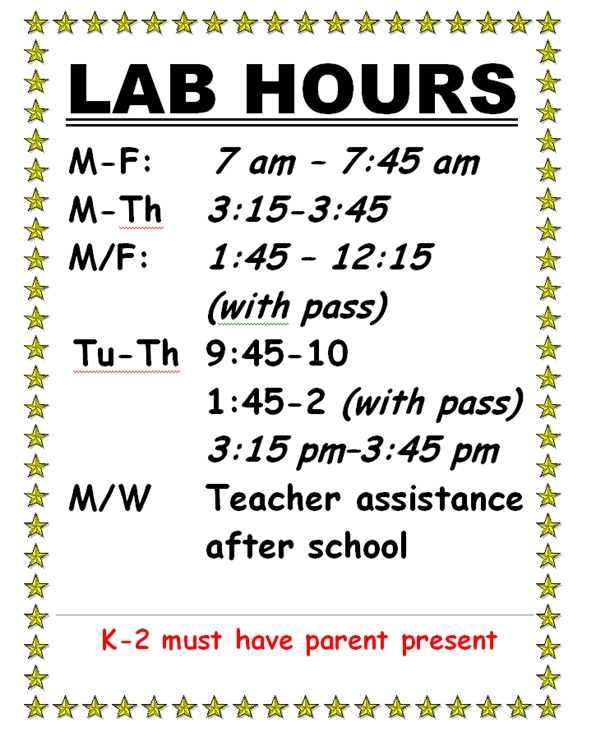 lab hours