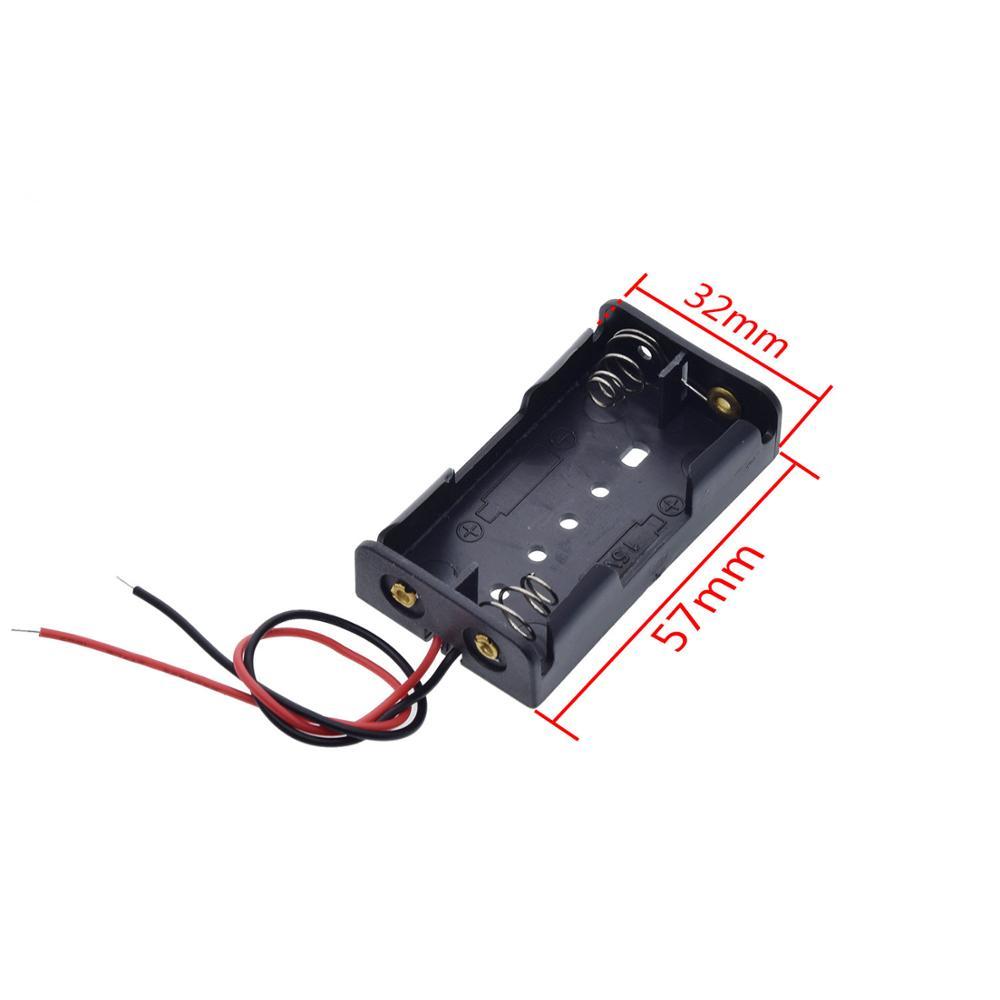 1pc AA Size 5 Battery Storage Box Case Holder Leads With 1 2 3 4 Slots