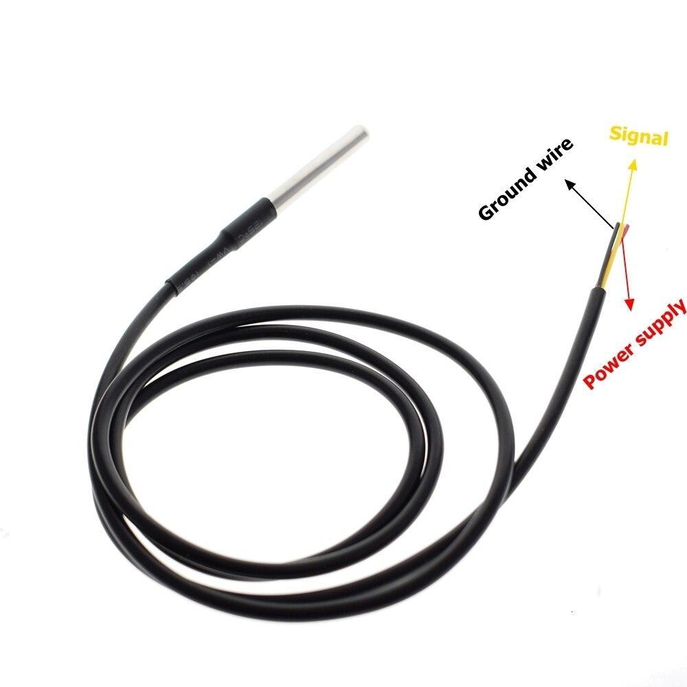 DS18B20 Temperature Sensor Module Kit with Waterproof 1 2 3 Meter