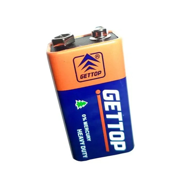 9V Battery 6F22 Extra Heavy Duty Disposable Alkaline Battery for Alarm