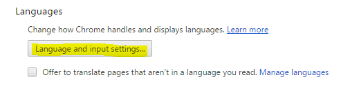Schimbați limbile din Chrome și traduceți paginile web Google