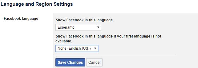 How to change language on Facebook Mashable