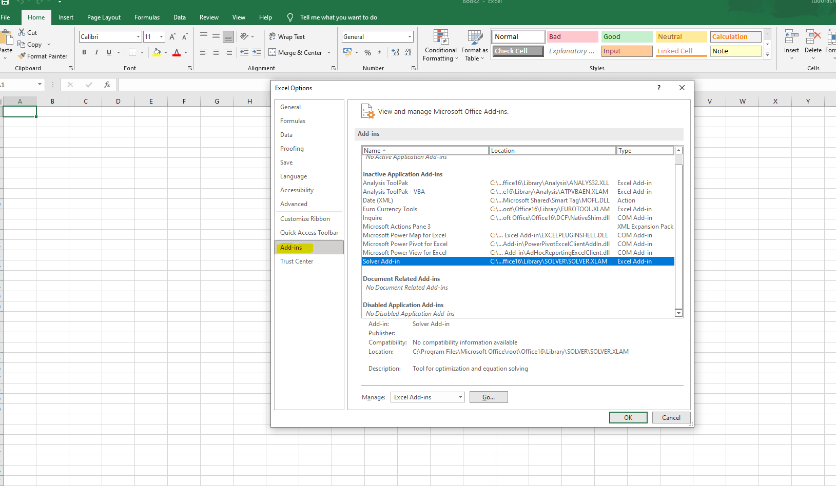How to active addins and use addins in Excel Askit Solutii si