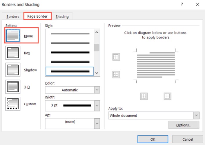How to Remove a Page Border in Microsoft Word Askit Solutii si