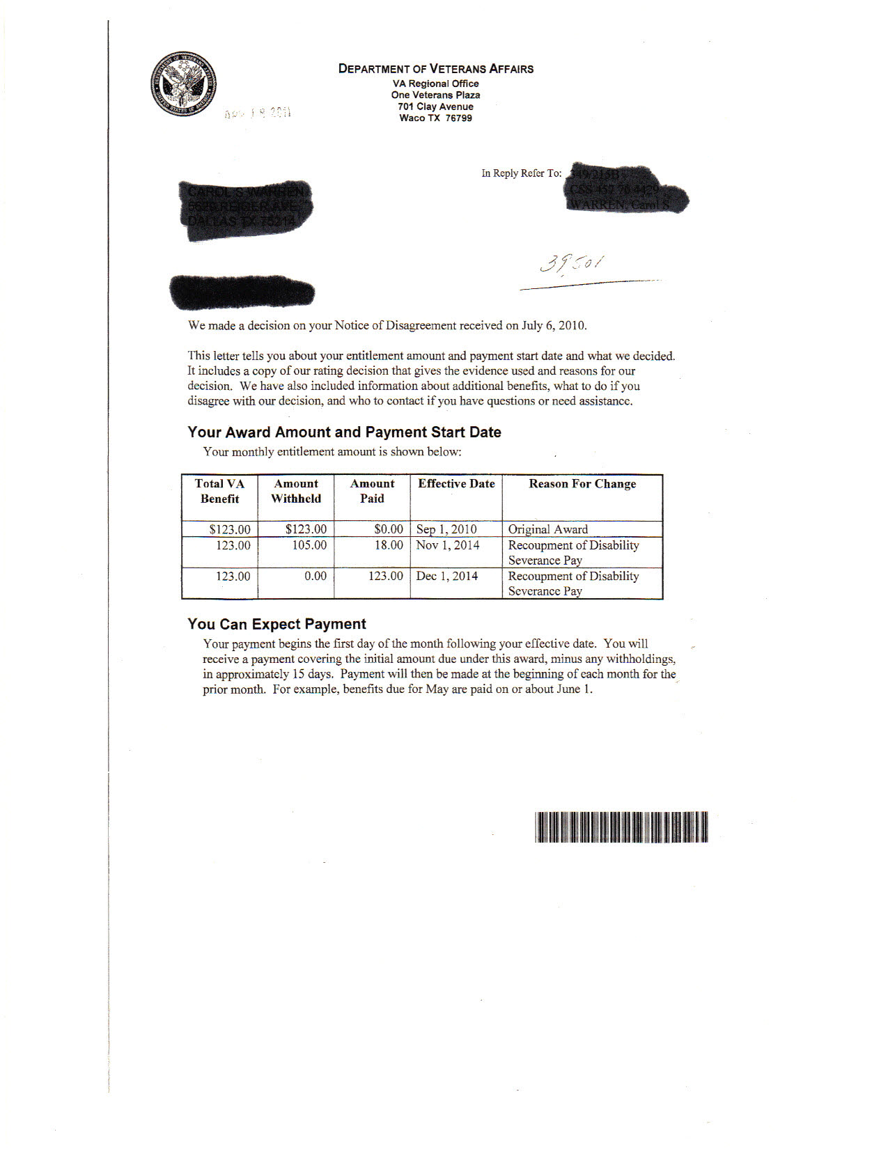 CUE A “RARE” ERROR? Asknod Veterans Claims Help