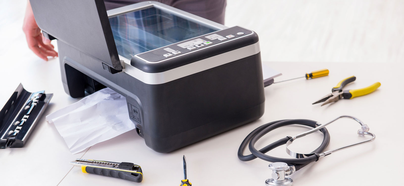 Printer repair shop Abu Dhabi Printer maintenance home service near me