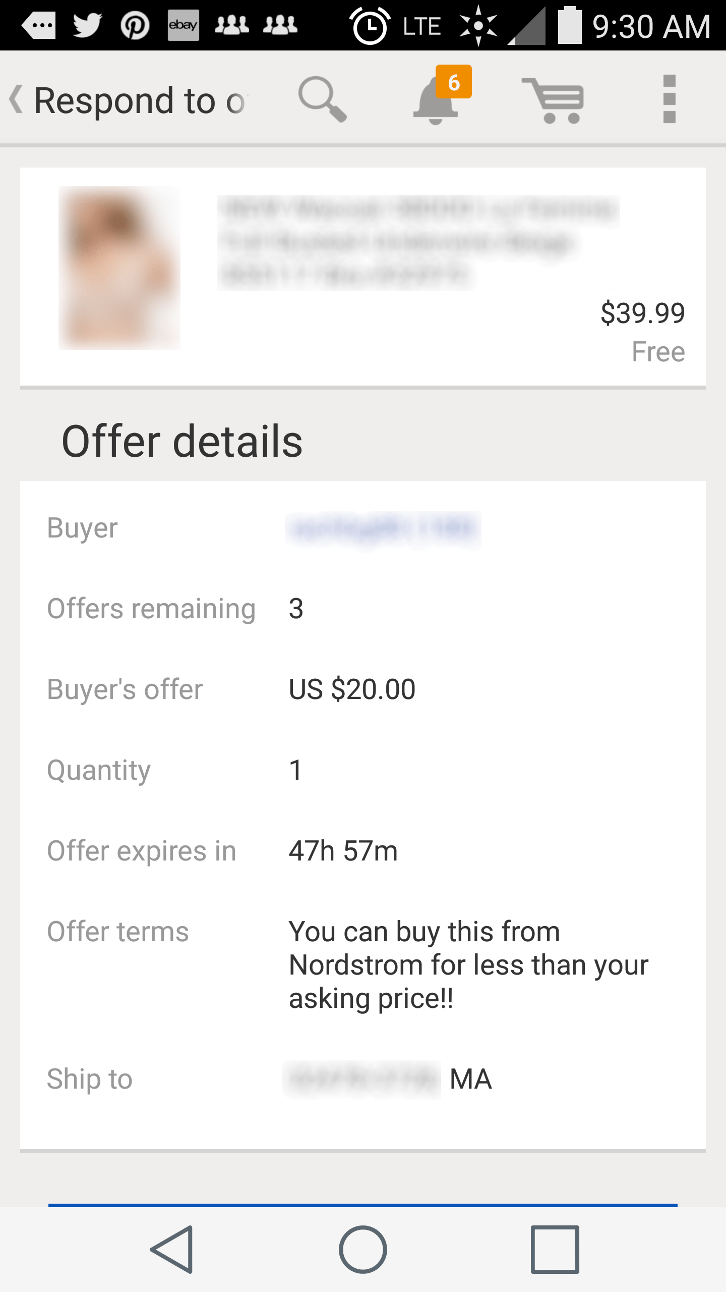 eBay Best Offers.. and Snarkiness Ask The eBay Queen