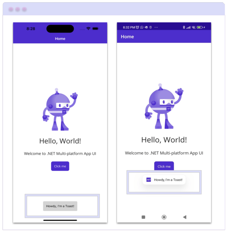 Toast en MAUI AskXammy