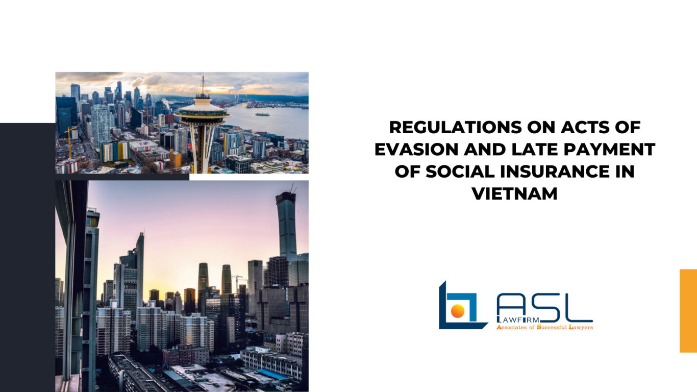 Regulations on acts of evasion and late payment of social insurance in